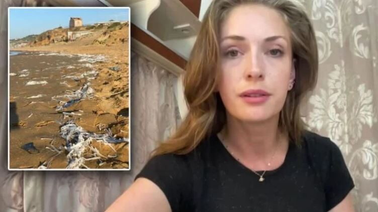 Kilyos sahilindeki atıklar Yasemin Allen’i isyan ettirdi