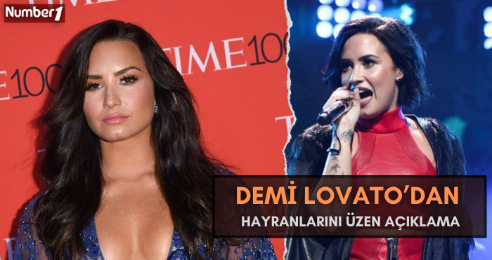 Demi Lovato çıktığı turnenin son olacağını duyurdu
