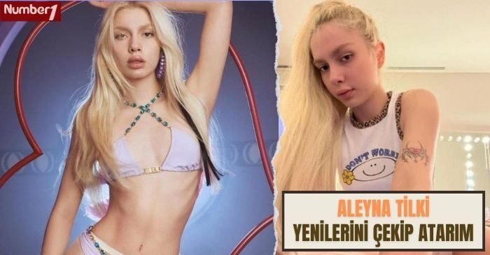 Fotoğraflarının kaldırılmasına sinirlenmişti: Aleyna Tilki iç çamaşırlı fotoğrafıyla meydan okudu