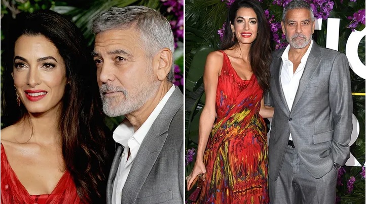 George Clooney, Los Angeles’taki Ticket to Paradise’in galasında