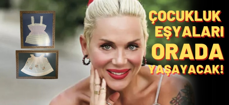 Billur Kalkavan’ın çocukluk giysileri sergiye bağışlandı