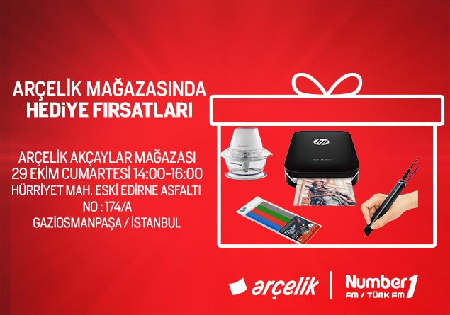 Number1 dinleyicilerine Arçelik’ten muhteşem hediyeler