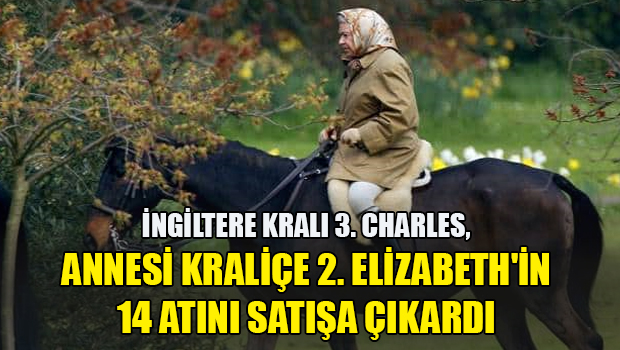 İngiltere Kralı 3. Charles, annesi Kraliçe 2. Elizabeth’in 14 atını satışa çıkardı
