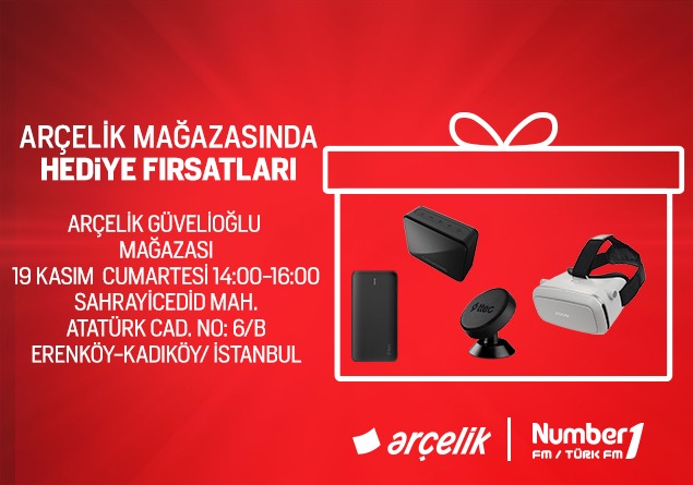 Number1 dinleyicilerine Arçelik’ten muhteşem hediyeler