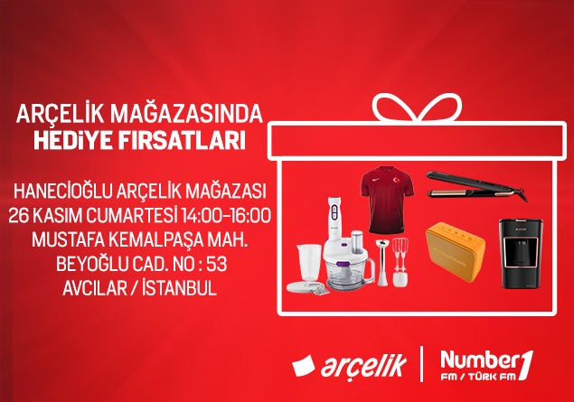 Number1 dinleyicilerine Arçelik’ten muhteşem hediyeler