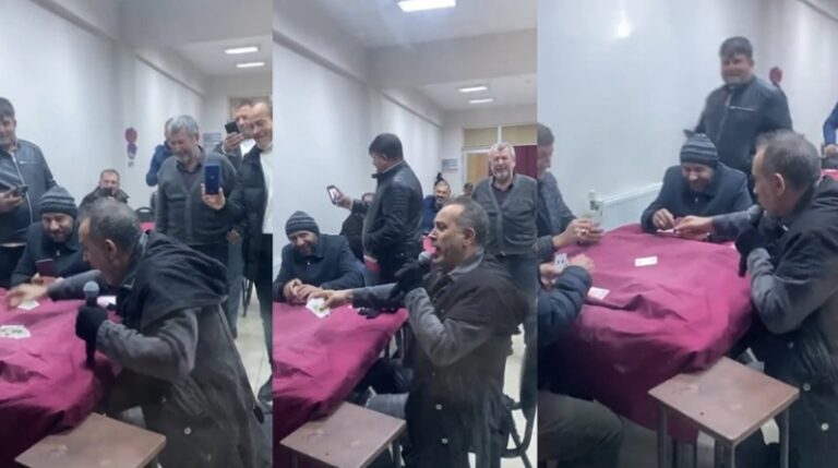 Haluk Levent hem ‘pişti’ oynadı hem konser verdi!