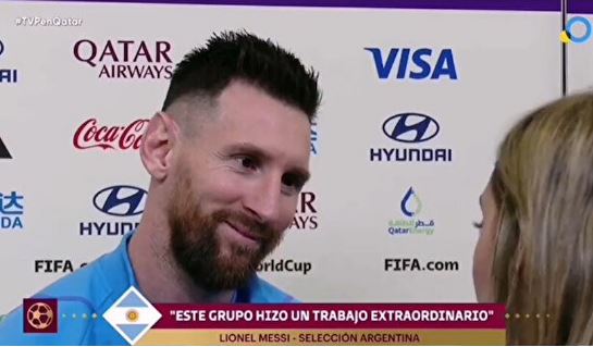 Gazeteci maçtan sonra Messi’yi duygulandırdı