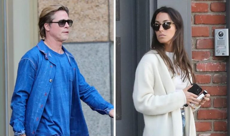 Brad Pitt ve Ines de Ramon Meksika tatilde