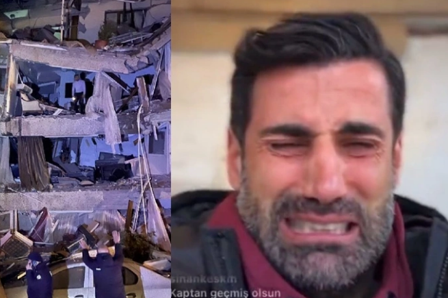 Hatayspor Teknik Direktörü Volkan Demirel Hatay’da da yıkıma neden olan depreminin ardından gözyaşları içerisinde yardım istedi