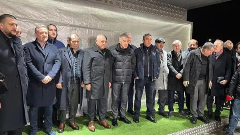 TFF ve Süper Lig kulüplerinin başkanlarından birlik mesajları
