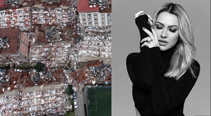 Şarkıcı Hadise depremzedeler için harekete geçti! Tek şarkıyla 220 milyon yardım