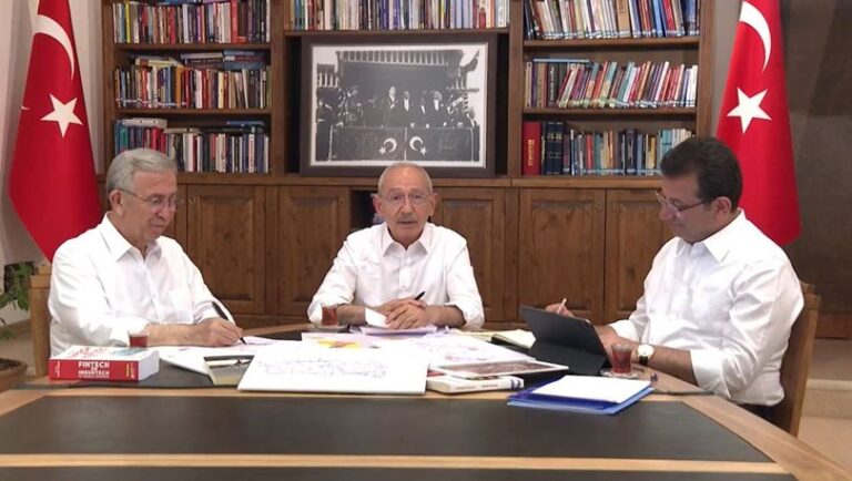 Kemal Kılıçdaroğlu, Ekrem İmamoğlu ve Mansur Yavaş ile video çekti