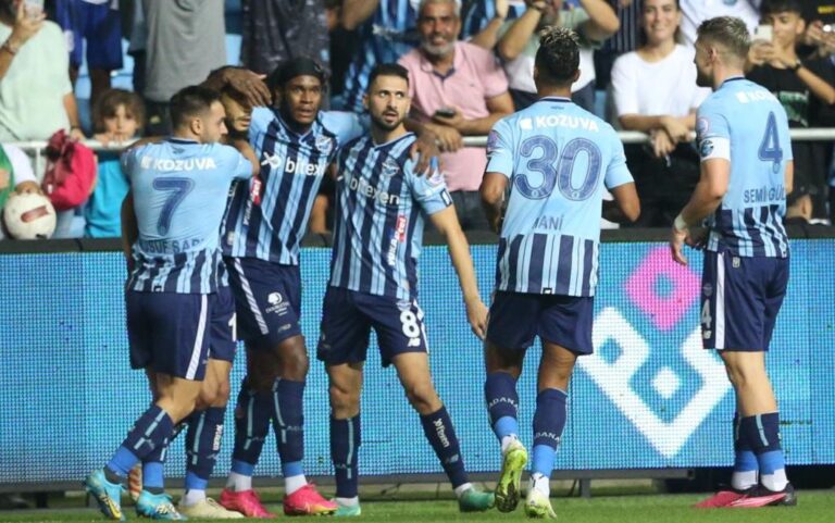 Adana Demirspor’dan dört gollü galibiyet