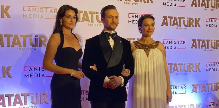 Atatürk filminin galası yapıldı! Aras Bulut İynemli: O sahnede