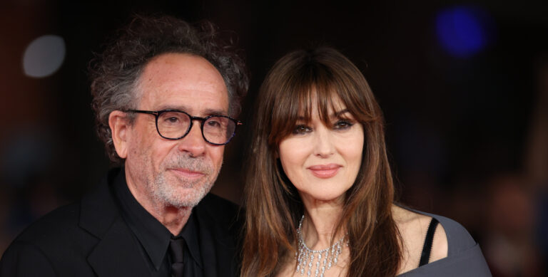 Monica Bellucci ve Tim Burton kırmızı halıda