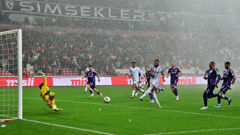 Beşiktaş, Samsunspor deplasmanından üç puanla döndü.