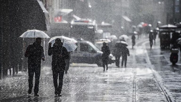 Türkiye’nin her yerinde kuvvetli yağış alarmı