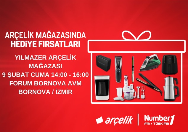 Number1 dinleyicilerine Arçelik’ten muhteşem hediyeler