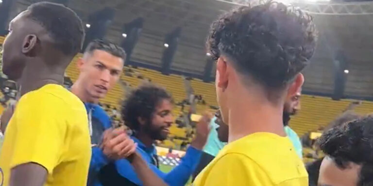 Cristiano Ronaldo oğlunun yaptığı harekete çok sinirlendi