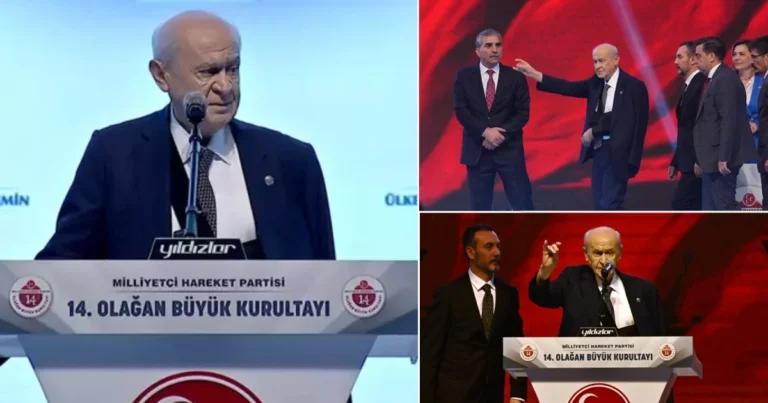 Bahçeli 11. kez Genel Başkan seçildi. Cumhurbaşkanı Erdoğan’a seslendi: Ayrılamazsın