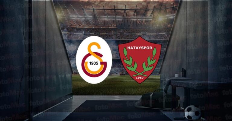 Galatasaray Hatayspor maçı saat kaçta hangi kanalda?