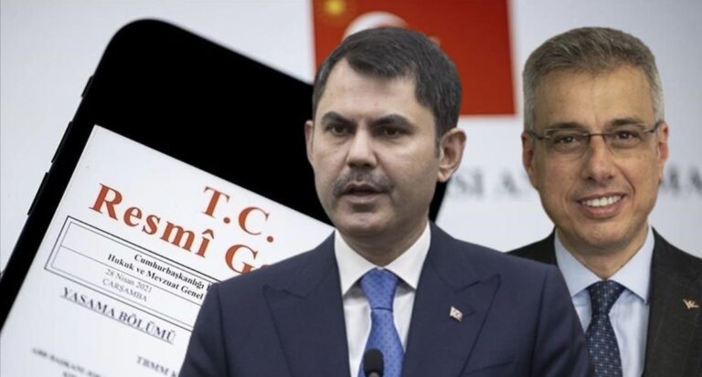 Kabinede görev değişimi