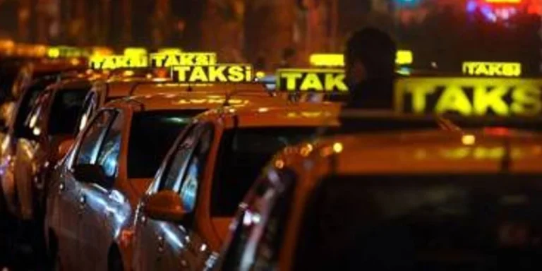 Taksilere acil durum butonu