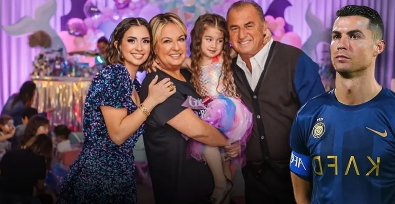 Ronaldo Fatih Terim’in torununu ağlattı