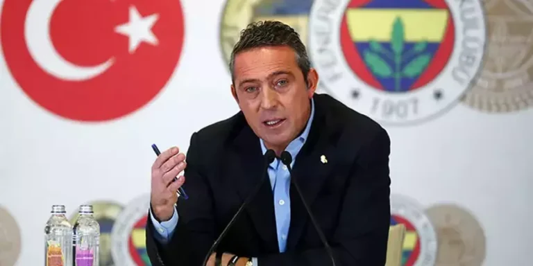 Fenerbahçe Başkanı Ali Koç. Bu şike