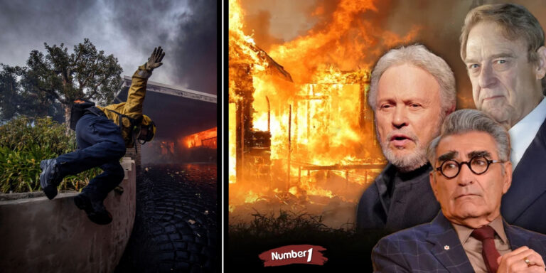 Ünlülerin milyon dolarlık malikaneleri yangında küle döndü