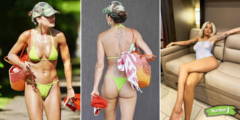 Rita Ora, Avustralya tatilinde yeşil bikinisiyle göz kamaştırdı