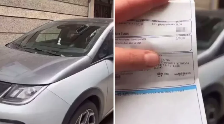 İki elektrikli arabasını evde şarj eden vatandaşa gelen fatura şaşırttı