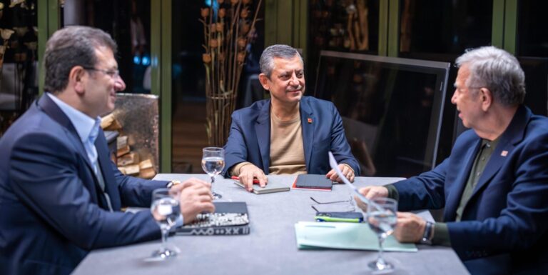 Özel, İmamoğlu ve Yavaş bir araya geldi