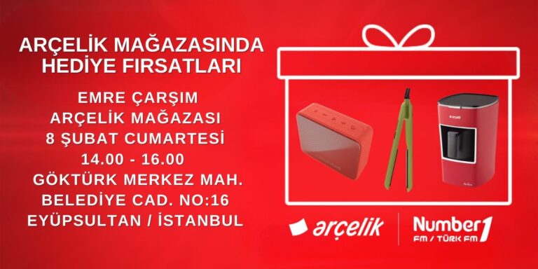 Arçelik ve Number1 iş birliğiyle hediyeler yağmur gibi yağıyor 🎁🌧️ 🚀🔥