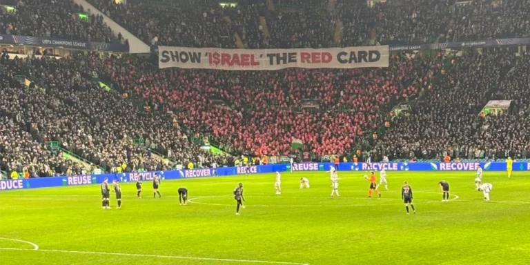 Bayern İskoçya’da Kazandı, Celtic taraftarlarından İsrail protestosu
