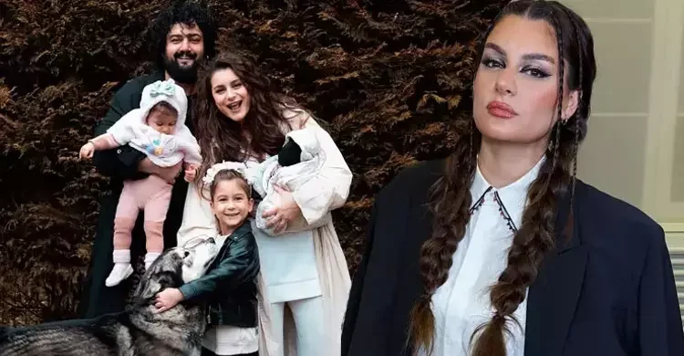 Hem annelik hem şarkıcılık yapıyor. Atiye bebeğiyle stüdyoya girdi