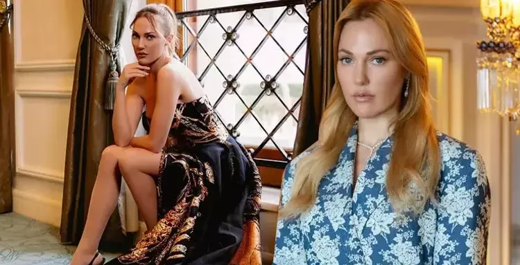 Meryem Uzerli Çırağan Sarayı’nda poz verdi