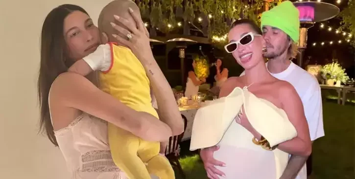 Hailey Bieber ve oğlundan ‘Paskalya’ pozu