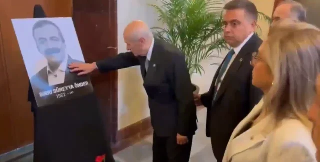 Devlet Bahçeli’den Sırrı Süreyya Önder için taziye ziyareti