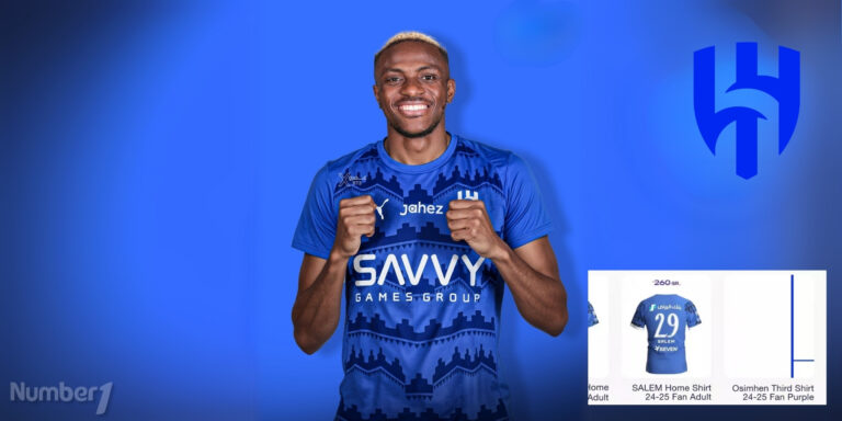 Al-Hilal, Osimhen’in formasını satışa çıkardı