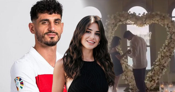 Samet Akaydın, sevgilisi Hazal Çağlar’a evlenme teklifi etti
