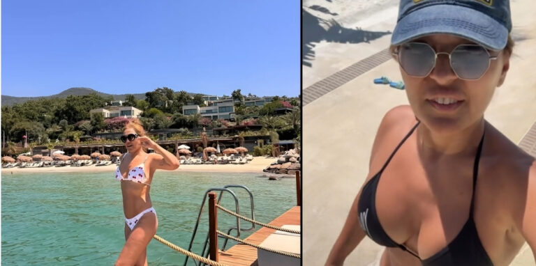 Demet Akalın’ın bikinili pozlarına sosyal medyada yorum yağıyor