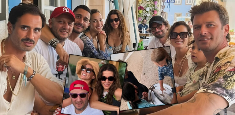 Kıvanç Tatlıtuğ, Berrak Tüzünataç, Özge Özpirinçci ve Burak Yamantürk, Bodrum tatilinde