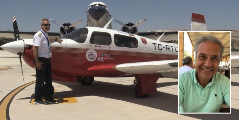 Dünya turuna çıkan pilotun tek motorlu uçağı düştü