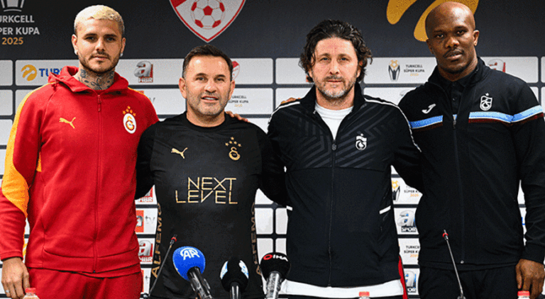Süper Kupa’da Galatasaray ile Trabzonspor karşı karşıya