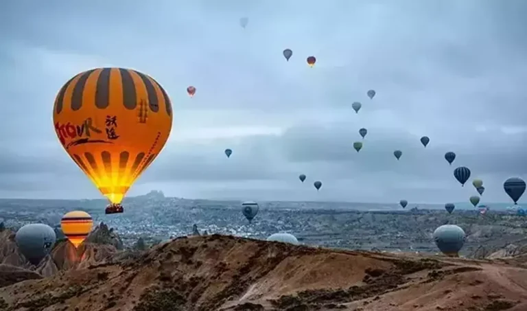 Kapadokya doldu taştı