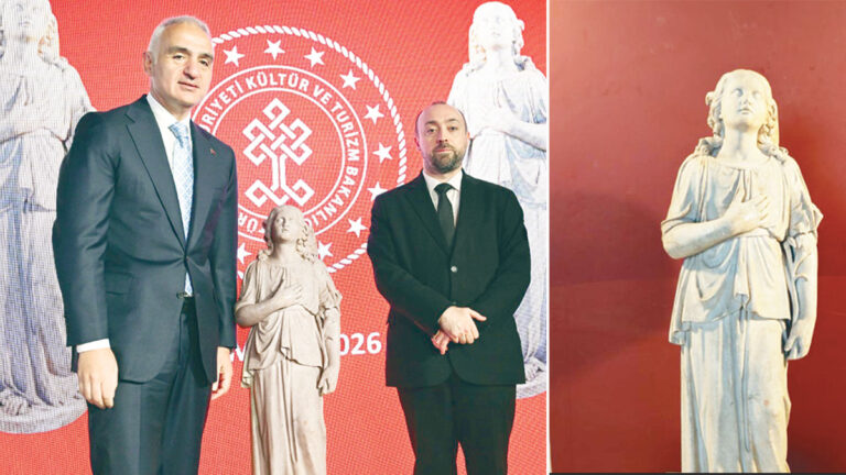 22 yıl sonra evine döndü: Melek heykeli Türkiye’ye iade edildi