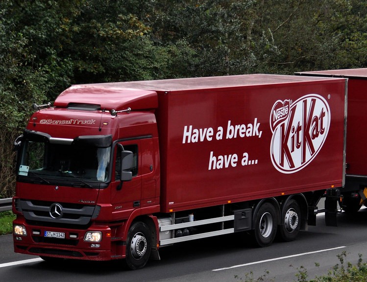 KitKat yüklü tır Avrupa’da çalındı