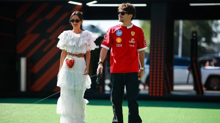 Charles Leclerc ile Alexandra Saint-Mleux evlendi