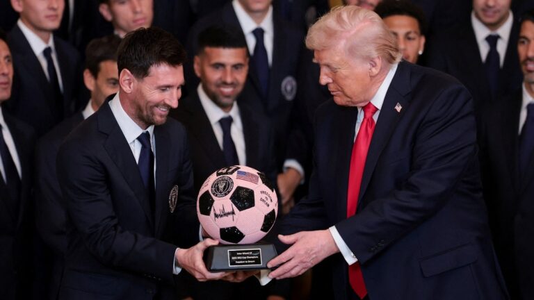 Messi Beyaz Saray’da: Trump’tan Pelé kıyaslaması